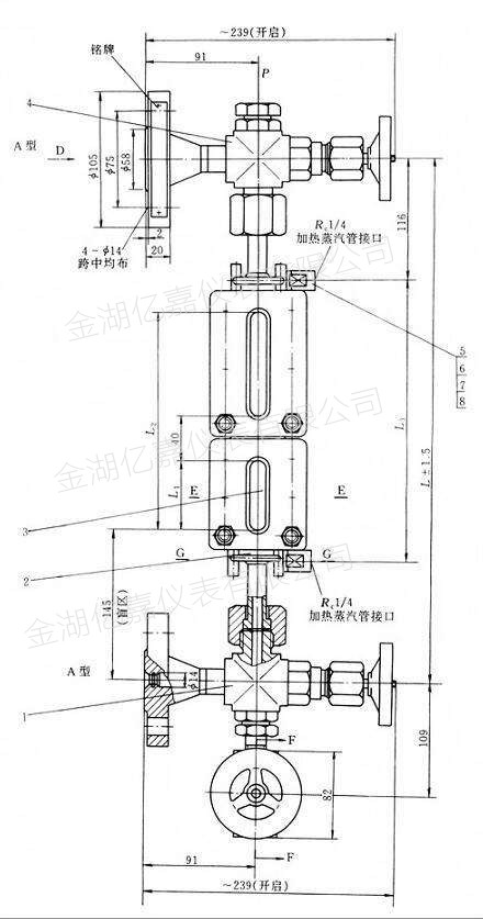 玻璃板液位计结构原理